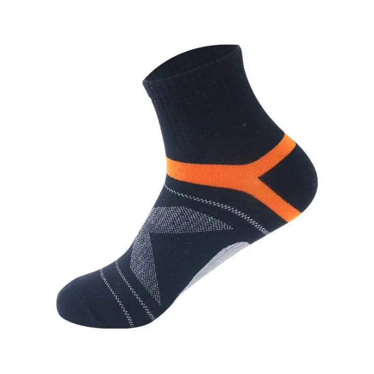 ZTOET High Quality 5Pairs / Lot Combed Cotton Men's Socks New Casual Breathable Active Socks Man Stripe Long Sock EU39-45