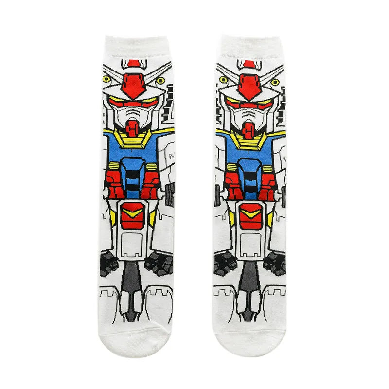 56 Style Comics Hero General Socks Cartoon Iron Man Spiderman Captain America Men Socks