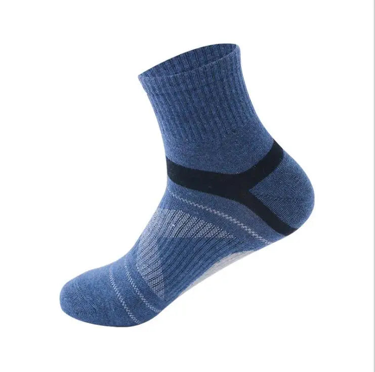 ZTOET High Quality 5Pairs / Lot Combed Cotton Men's Socks New Casual Breathable Active Socks Man Stripe Long Sock EU39-45