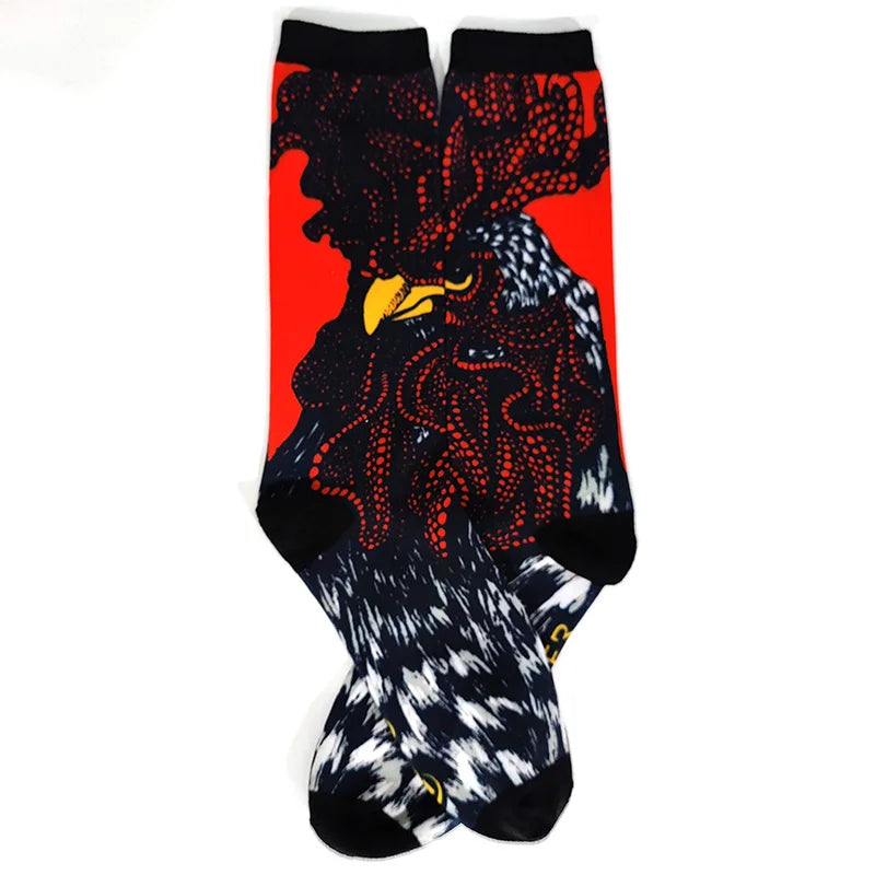 56 Style Comics Hero General Socks Cartoon Iron Man Spiderman Captain America Men Socks