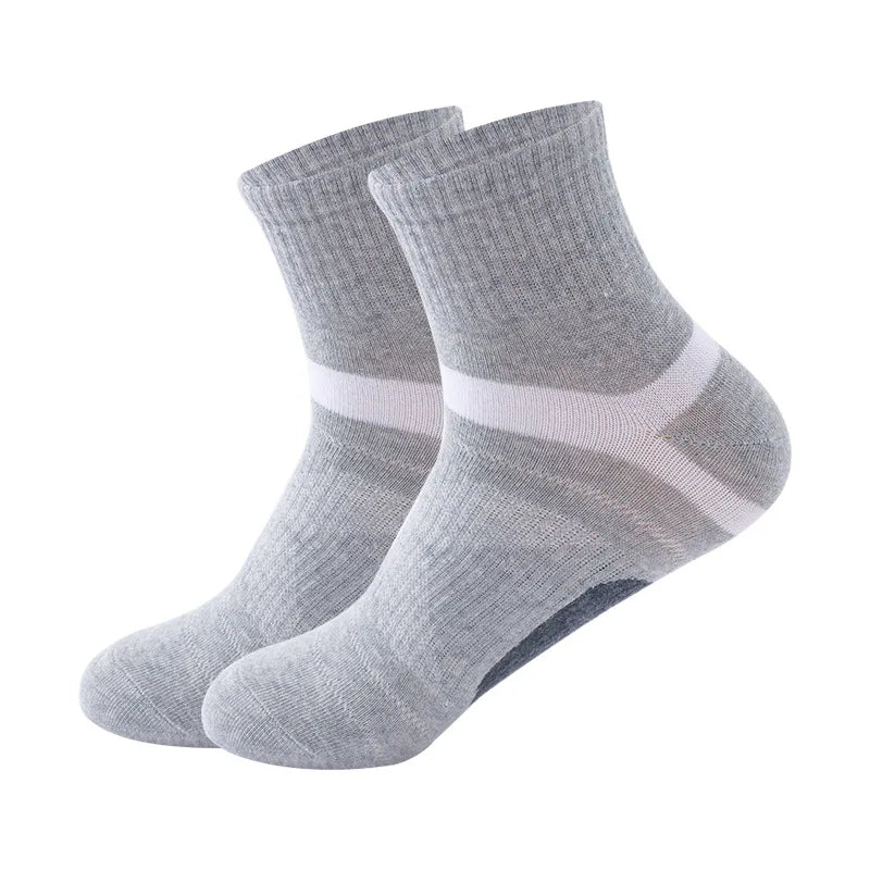 ZTOET High Quality 5Pairs / Lot Combed Cotton Men's Socks New Casual Breathable Active Socks Man Stripe Long Sock EU39-45