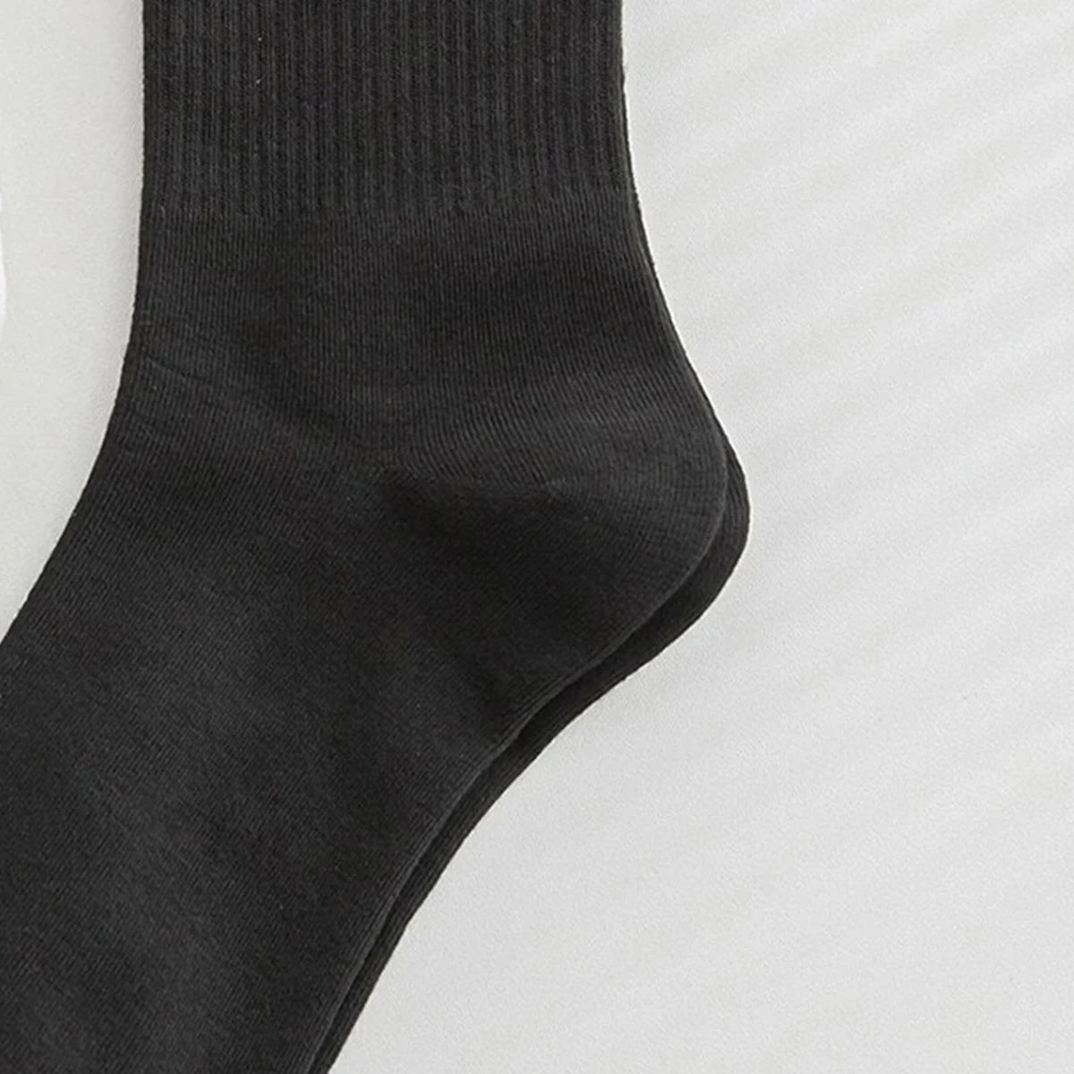 5/10/20 Pairs Crew Socks with Cross Pattern, Comfort, Breathability, Moisture Absorption, and Sweat Wicking