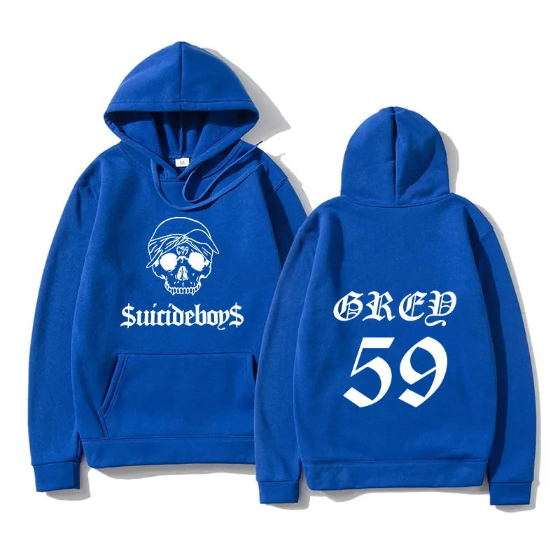 Men's Hoodies Suicideboys Printed T-Shirt G59 Tour Pullover American Women Hip Hop Top O-Neck Casual Spring Sports Hoodie