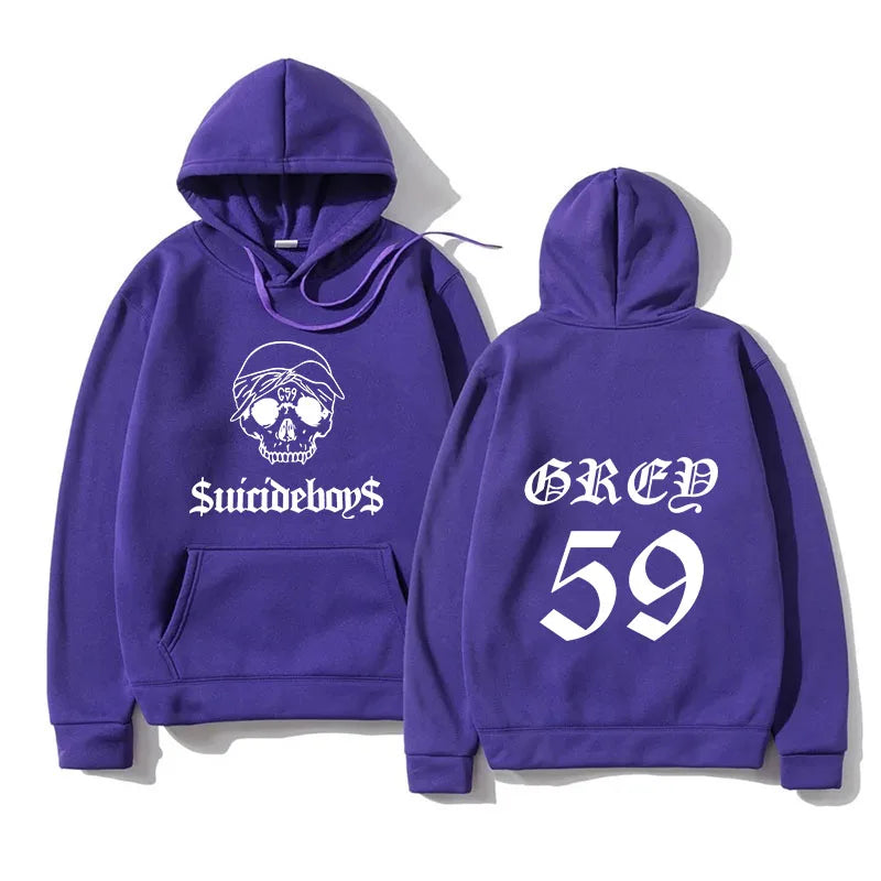 Men's Hoodies Suicideboys Printed T-Shirt G59 Tour Pullover American Women Hip Hop Top O-Neck Casual Spring Sports Hoodie