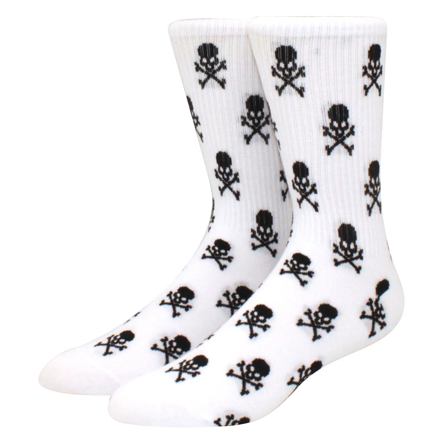 1 pair of men's hip hop spider skull personality skateboard socks