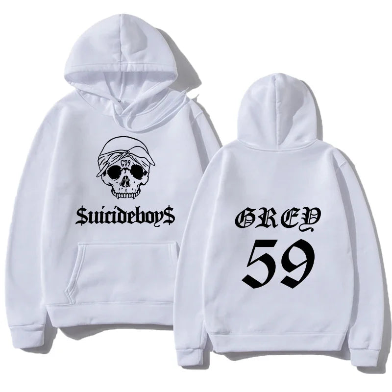 Men's Hoodies Suicideboys Printed T-Shirt G59 Tour Pullover American Women Hip Hop Top O-Neck Casual Spring Sports Hoodie