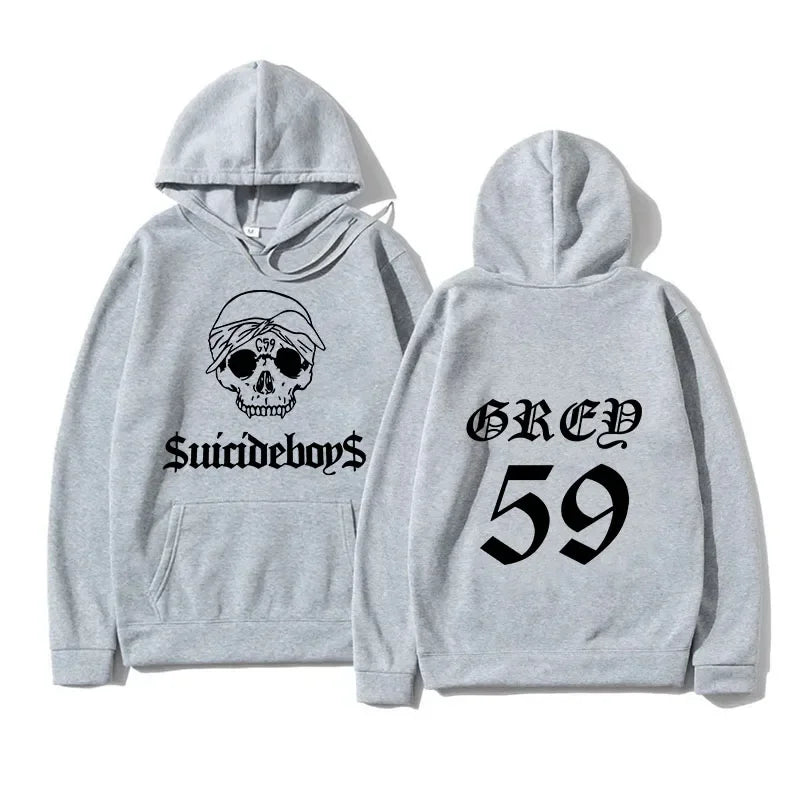 Men's Hoodies Suicideboys Printed T-Shirt G59 Tour Pullover American Women Hip Hop Top O-Neck Casual Spring Sports Hoodie