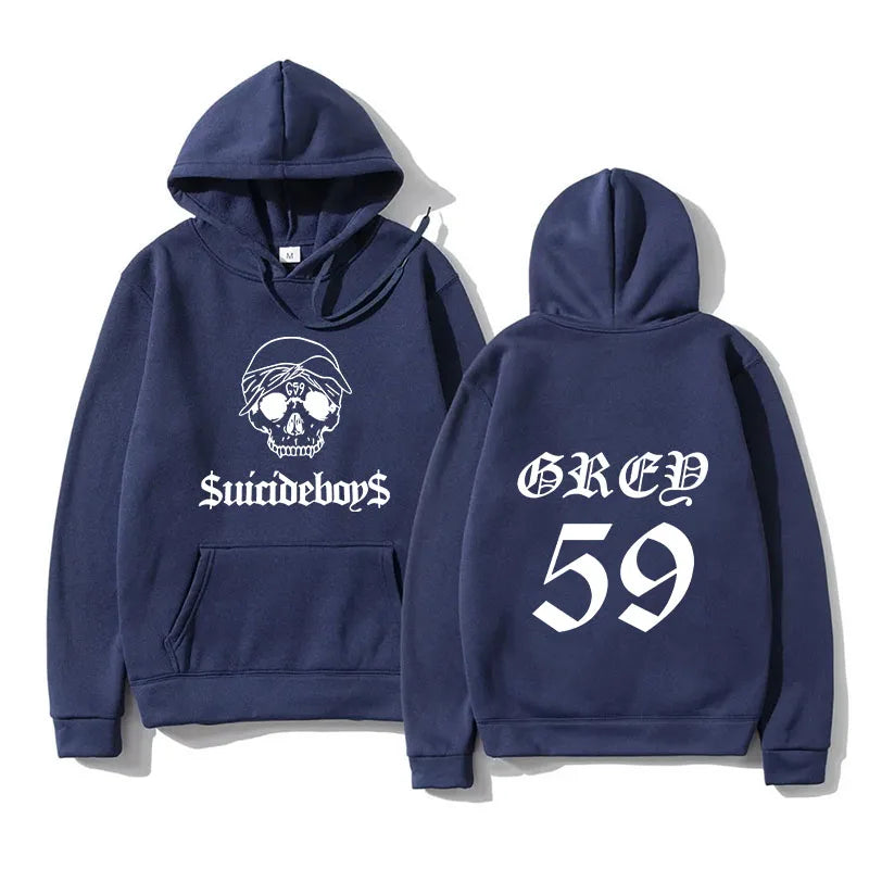 Men's Hoodies Suicideboys Printed T-Shirt G59 Tour Pullover American Women Hip Hop Top O-Neck Casual Spring Sports Hoodie