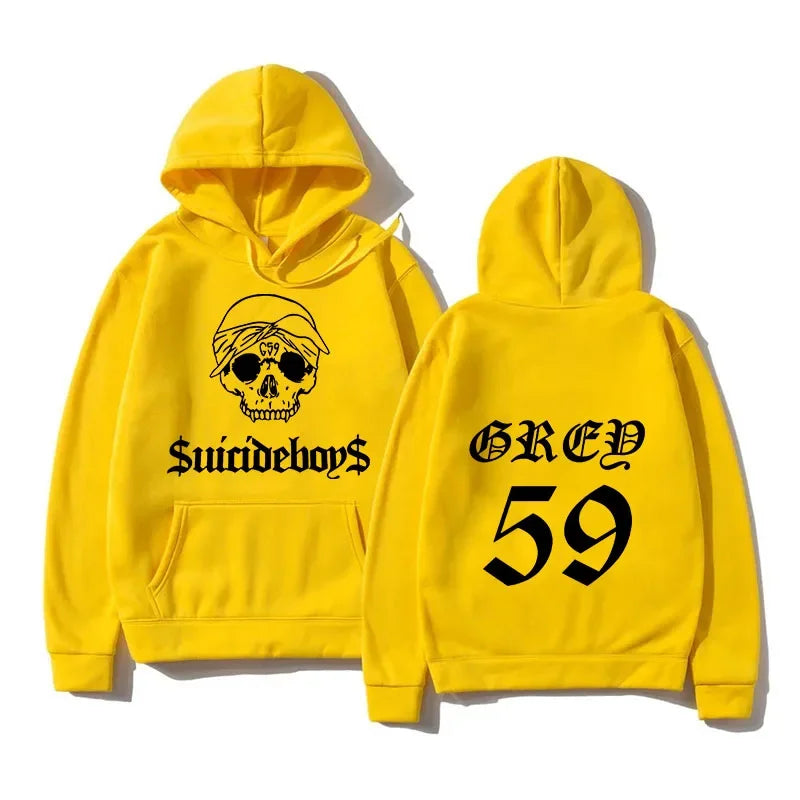 Men's Hoodies Suicideboys Printed T-Shirt G59 Tour Pullover American Women Hip Hop Top O-Neck Casual Spring Sports Hoodie