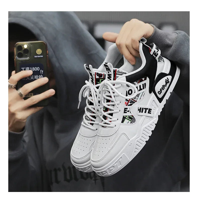 New Skateboard Mens Shoes Summer Sneakers Leather Casual Fashion Outdoor Running Sports Hiking Tennis Platform Designer Luxury