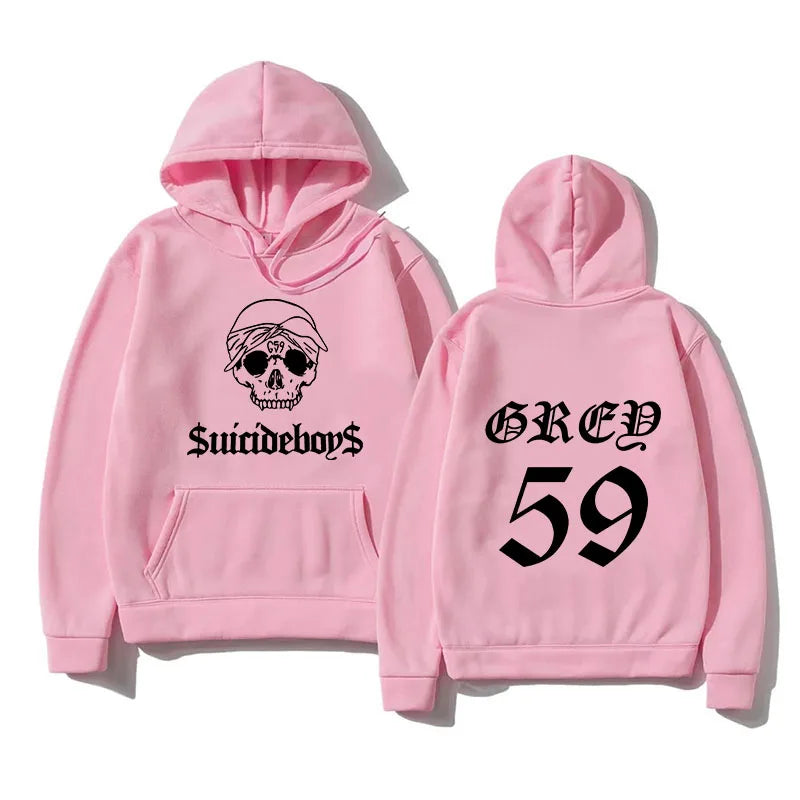 Men's Hoodies Suicideboys Printed T-Shirt G59 Tour Pullover American Women Hip Hop Top O-Neck Casual Spring Sports Hoodie