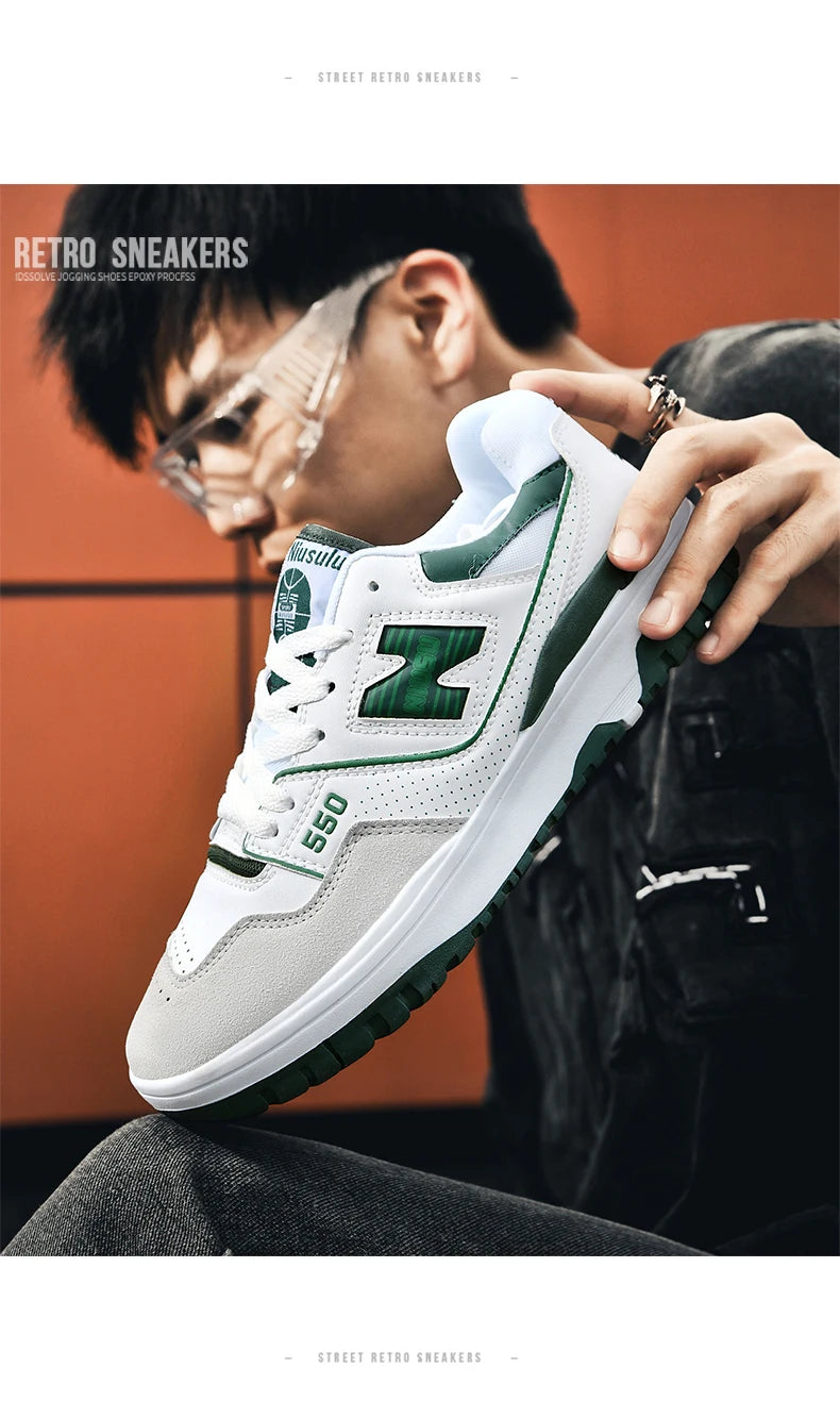 Men's shoes students low-top breathable casual sports shoes new breathable Korean version thick soled board shoes men